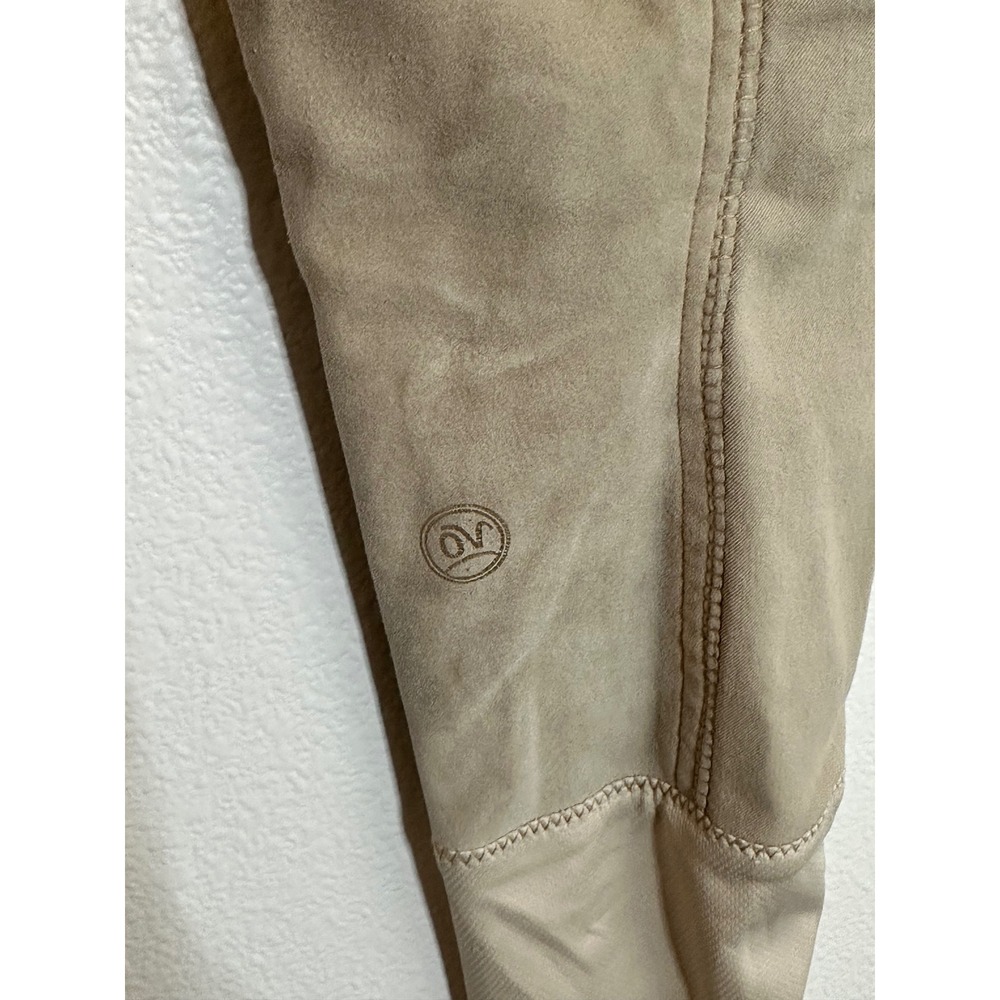 Ovation Full Seat Equestrian Riding Breeches Pants Size 28L Beige Horseback - Picture 6 of 10